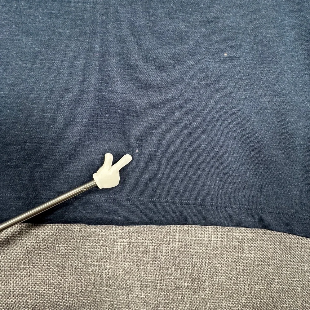 Mizzen+Main KPI Quarter Zip Pullover Mens XL Navy Blue Performance Stretch Golf